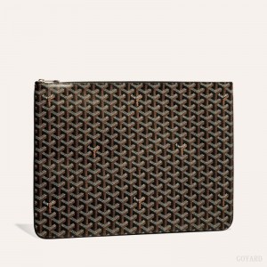Goyard SENAT GM DOCUMENT CASE Kese Çanta Siyah | GY-WYY5943