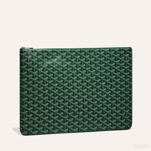 Goyard SENAT GM DOCUMENT CASE Kese Çanta Yeşil | GY-IWW7448