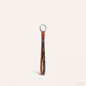 Goyard SESAME KEY RING Anahtarlıklar Siyah Kahverengi | GY-BGA5412