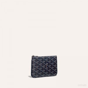 Goyard SÉNAT MINI WALLET Cüzdan Lacivert Mavi | GY-CZR1143