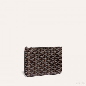 Goyard SÉNAT PM POCKET Küçük Deri Ürünler Siyah | GY-QWR4217