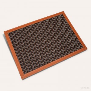 Goyard SOUS-MAIN DESK PAD Aksesuar Siyah Kahverengi | GY-HZC0629