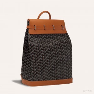 Goyard STEAMER PM BAG Sırt Çantası Siyah Kahverengi | GY-KQT6318