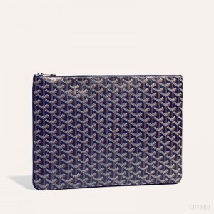 Goyard Sénat MGM Pouch Kese Çanta Lacivert Mavi | GY-FPQ7298
