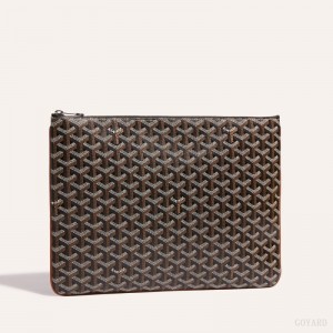 Goyard Sénat MGM Pouch Kese Çanta Siyah Kahverengi | GY-VIK1298