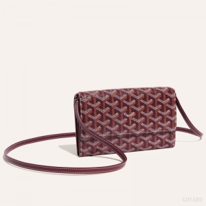 Goyard Varenne Continental Wallet Omuz Çantası Bordo | GY-DYK2154