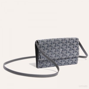 Goyard Varenne Continental Wallet Omuz Çantası Gri | GY-JWY3589