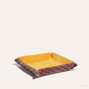 Goyard Vide Poche Fourre-Tout Aksesuar Bordo | GY-YFH4764