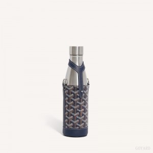 Goyard Yonne MM Case & Flask Aksesuar Lacivert Mavi | GY-SJT0871