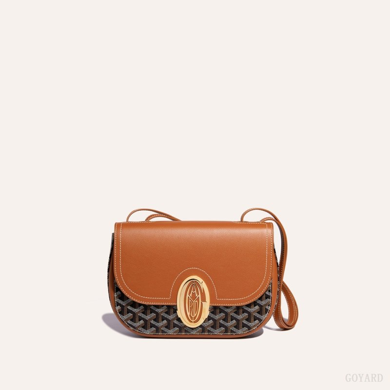 Goyard 233 bag Omuz Çantası Siyah Kahverengi | GY-BFA5273