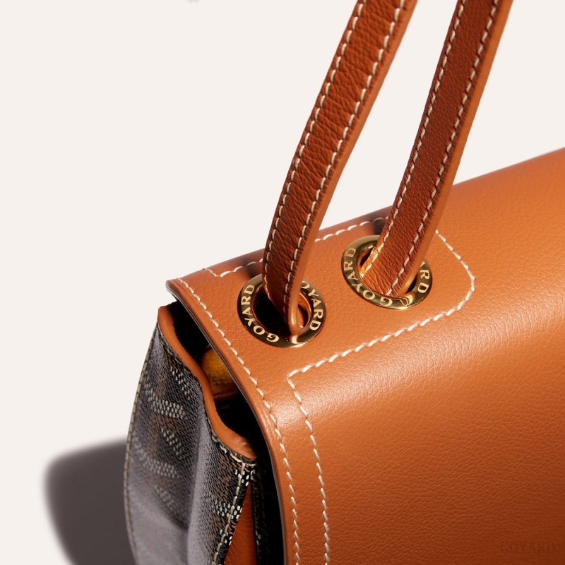 Goyard 233 bag Omuz Çantası Siyah Kahverengi | GY-BFA5273