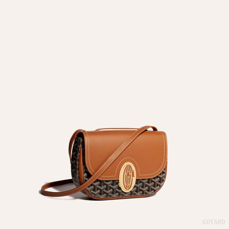 Goyard 233 bag Omuz Çantası Siyah Kahverengi | GY-BFA5273