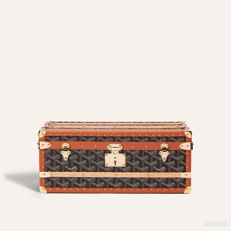 Goyard 352 CASE Boxes Siyah Kahverengi | GY-FTN0064