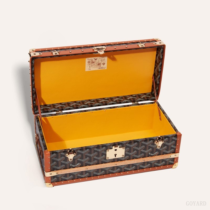 Goyard 352 CASE Boxes Siyah Kahverengi | GY-FTN0064