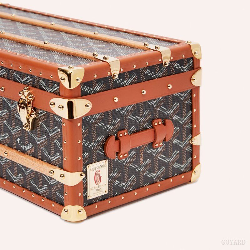 Goyard 352 CASE Boxes Siyah Kahverengi | GY-FTN0064
