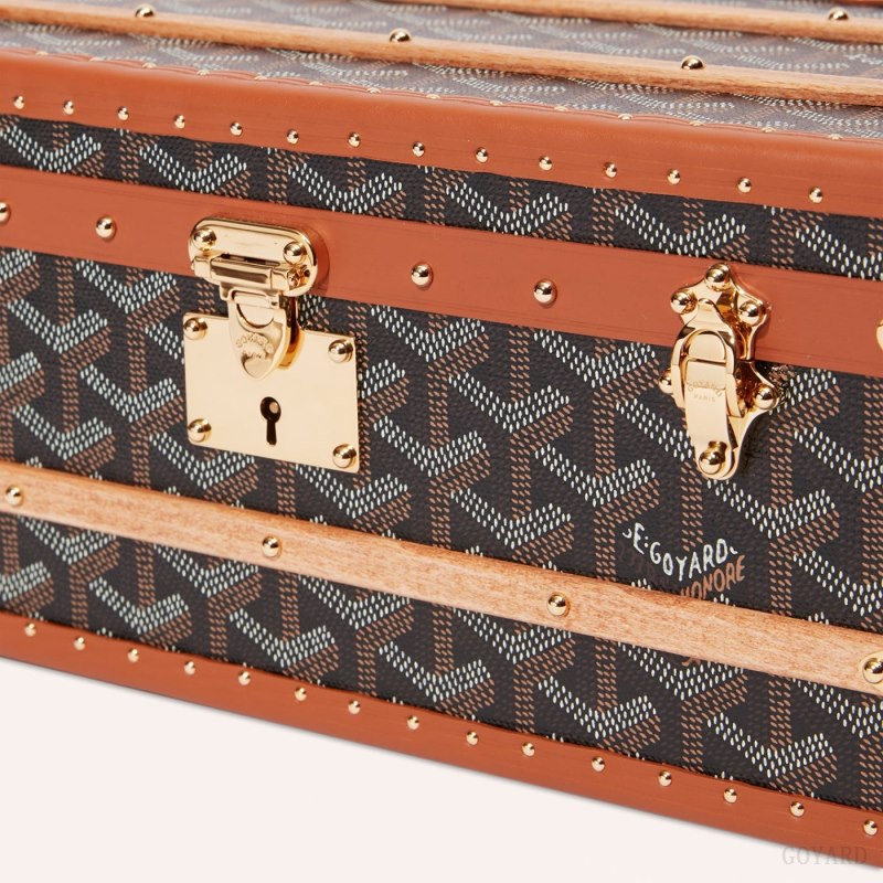 Goyard 352 CASE Boxes Siyah Kahverengi | GY-FTN0064