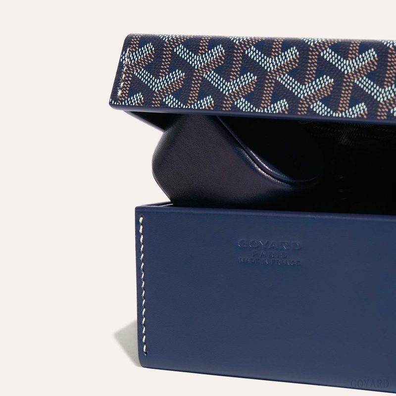 Goyard 4 WATCH CASE Boxes Lacivert Mavi | GY-SHD1268