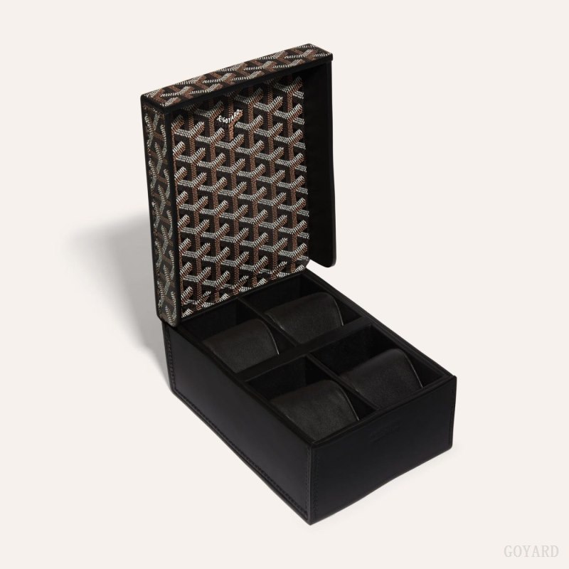 Goyard 4 WATCH CASE Boxes Siyah | GY-TKW6214