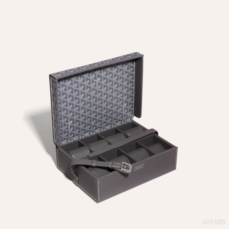 Goyard 8 WATCH CASE Boxes Gri | GY-NKH2834