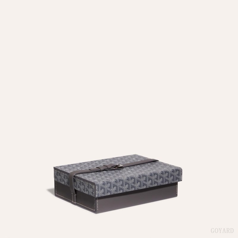 Goyard 8 WATCH CASE Boxes Gri | GY-NKH2834