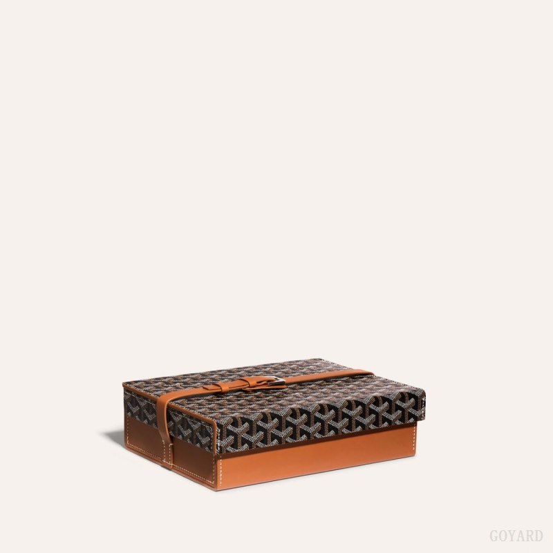 Goyard 8 WATCH CASE Boxes Siyah Kahverengi | GY-EPD1030