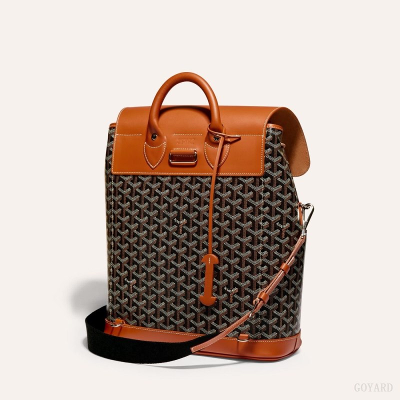 Goyard ALPIN MM BACKPACK Sırt Çantası Siyah Kahverengi | GY-CSD0601