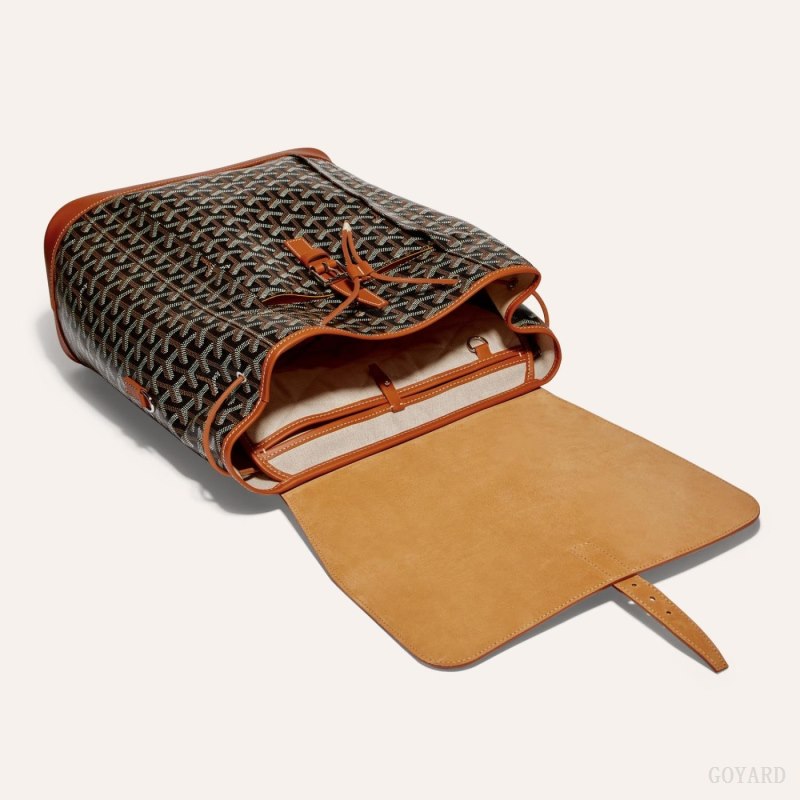 Goyard ALPIN MM BACKPACK Sırt Çantası Siyah Kahverengi | GY-CSD0601