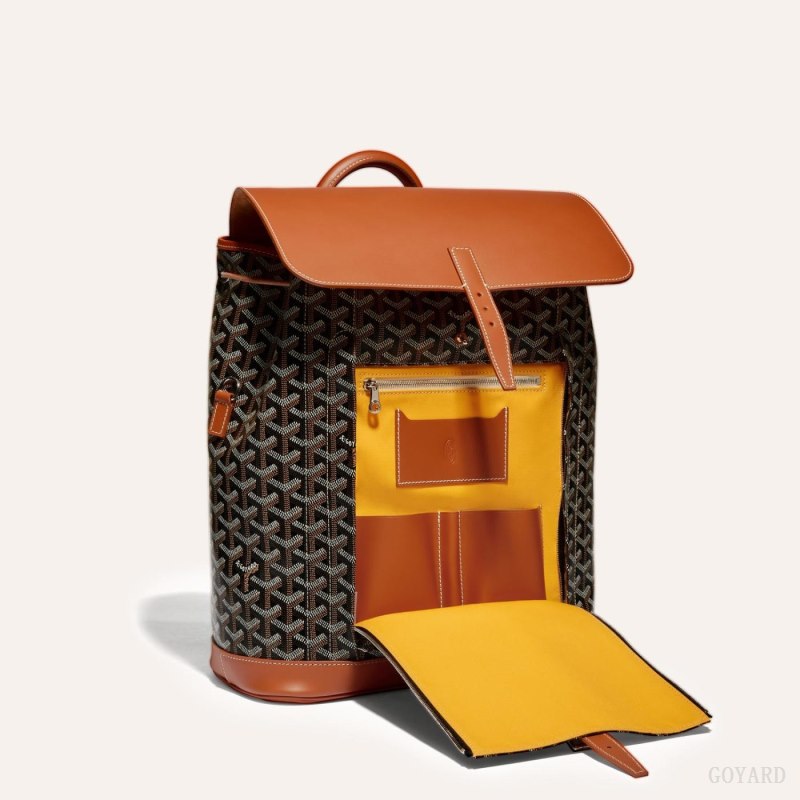 Goyard ALPIN MM BACKPACK Sırt Çantası Siyah Kahverengi | GY-CSD0601