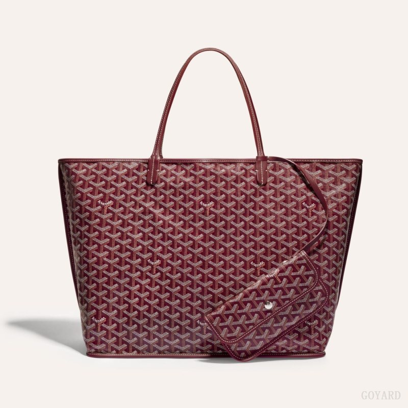Goyard ANJOU GM BAG Tote Çanta Bordo | GY-ONW8359