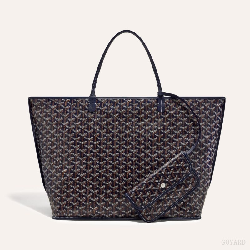 Goyard ANJOU GM BAG Tote Çanta Lacivert Mavi | GY-SXR5745