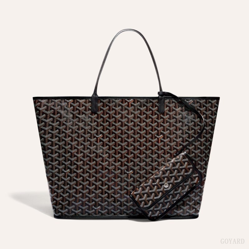 Goyard ANJOU GM BAG Tote Çanta Siyah | GY-OIW8656