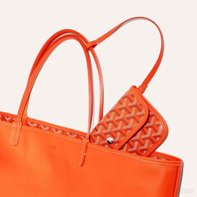Goyard ANJOU GM BAG Tote Çanta Turuncu | GY-HNF4116