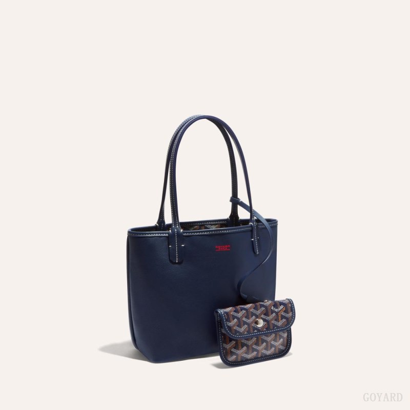 Goyard ANJOU MINI BAG Tote Çanta Lacivert Mavi | GY-IHU6585