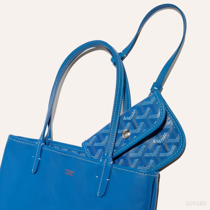 Goyard ANJOU MINI BAG Tote Çanta Mavi | GY-UVB5386
