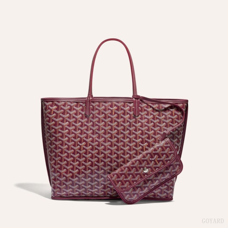 Goyard ANJOU PM BAG Tote Çanta Bordo | GY-OUM9835