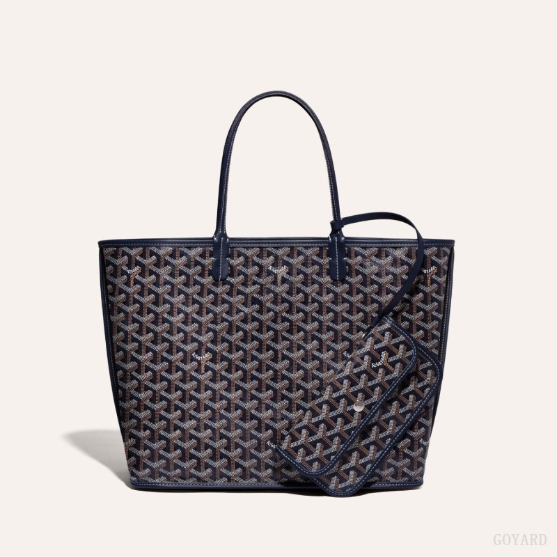 Goyard ANJOU PM BAG Tote Çanta Lacivert Mavi | GY-SRW4177