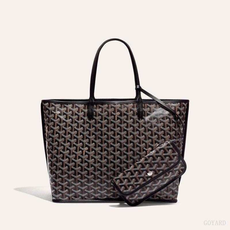 Goyard ANJOU PM BAG Tote Çanta Siyah | GY-SQX8442