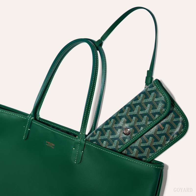 Goyard ANJOU PM BAG Tote Çanta Yeşil | GY-NMO9332