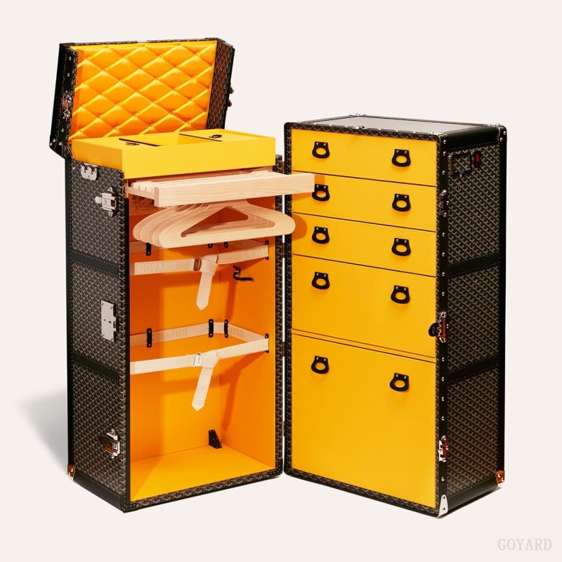 Goyard ARMOIRE TRUNK Valiz Siyah | GY-GGR9391