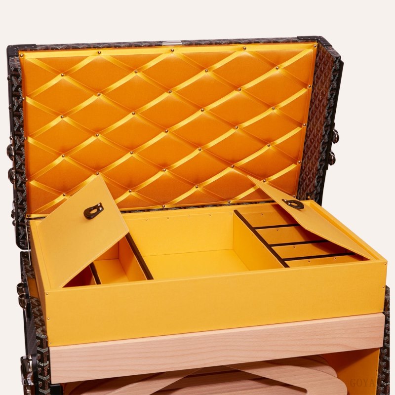 Goyard ARMOIRE TRUNK Valiz Siyah | GY-GGR9391