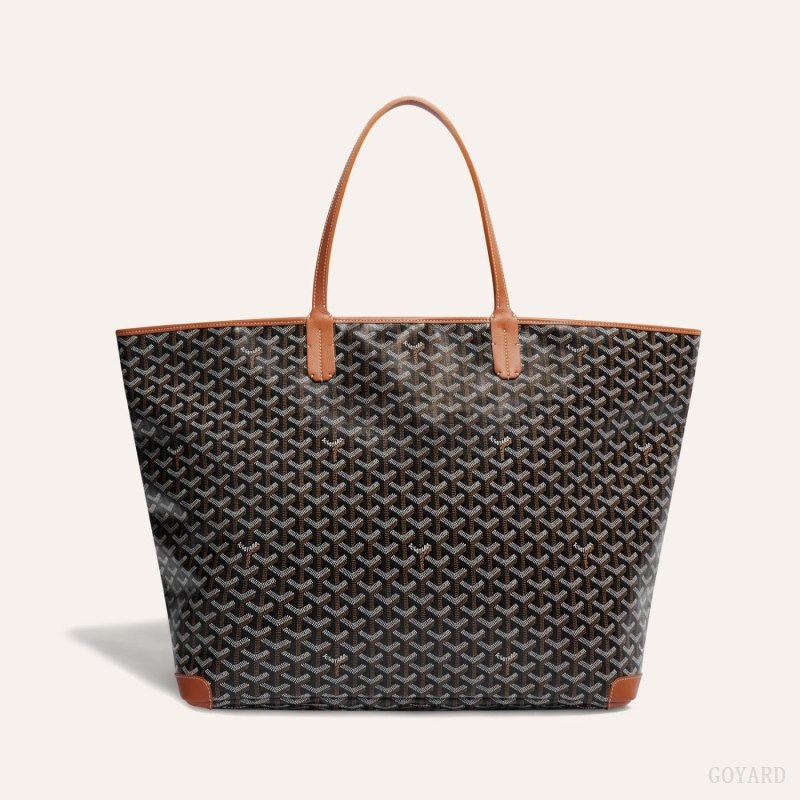 Goyard ARTOIS GM BAG Seyahat Çantası Siyah Kahverengi | GY-RTO0226