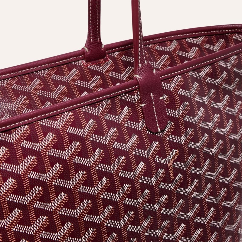Goyard ARTOIS MM BAG Tote Çanta Bordo | GY-EFX2127