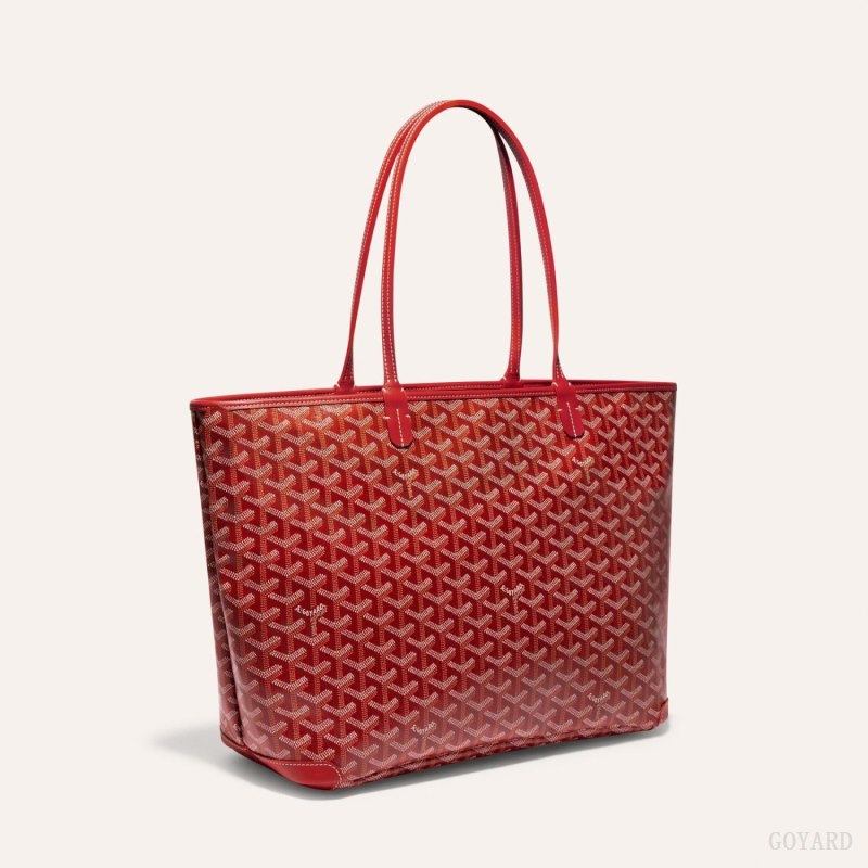 Goyard ARTOIS MM BAG Tote Çanta Kırmızı | GY-QRQ3843