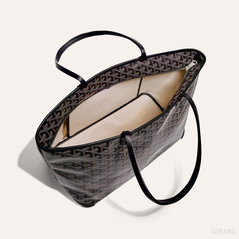 Goyard ARTOIS MM BAG Tote Çanta Siyah | GY-HHU4973