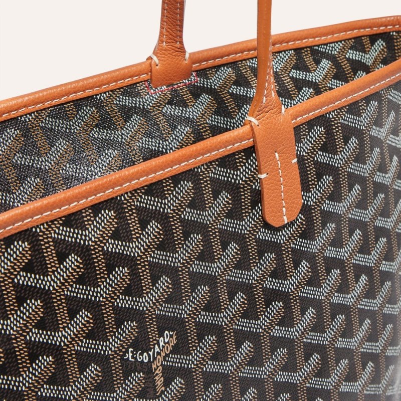 Goyard ARTOIS PM BAG Tote Çanta Siyah Kahverengi | GY-RKQ2394