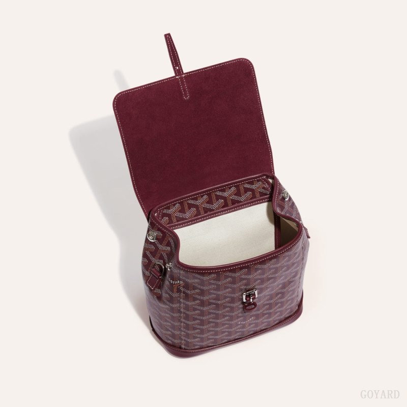 Goyard Alpin Mini Backpack Çantası Bordo | GY-XDY8625