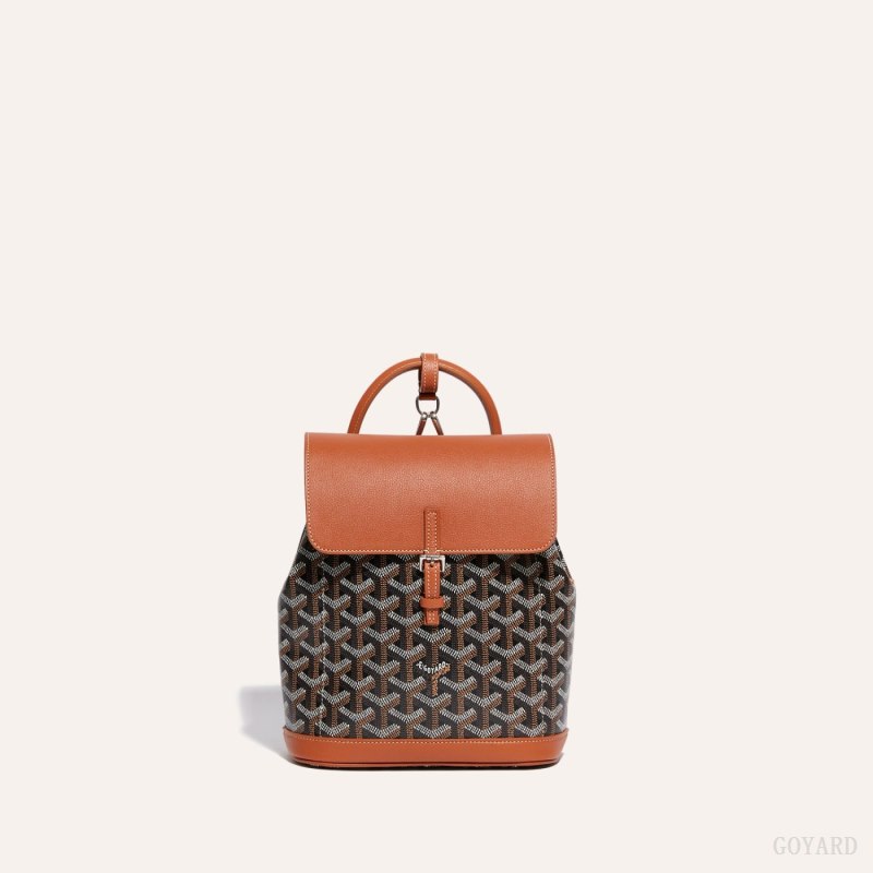 Goyard Alpin Mini Backpack Çantası Siyah Kahverengi | GY-ALM3475