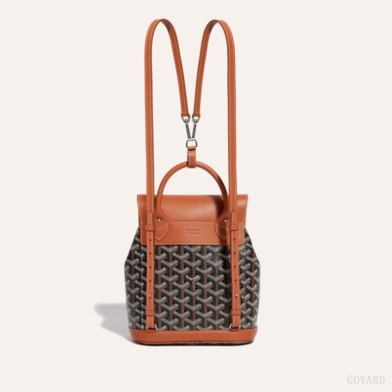 Goyard Alpin Mini Backpack Çantası Siyah Kahverengi | GY-ALM3475