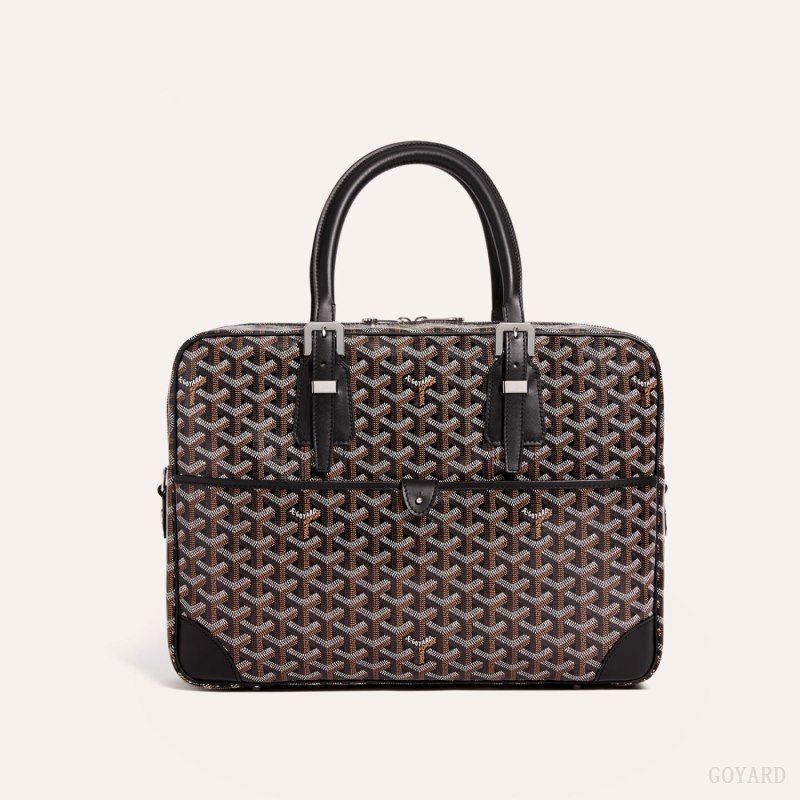 Goyard Ambassade MM Document Case Evrak Çantası Siyah | GY-YDM5717