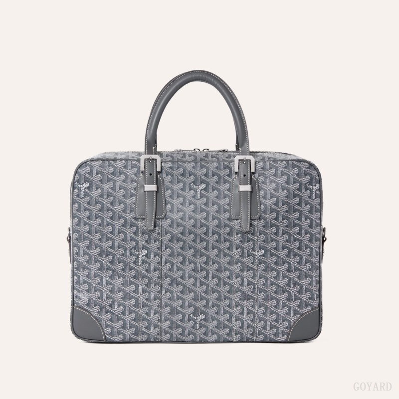 Goyard Ambassade MM Document Case Evrak Çantası Gri | GY-EAZ1004